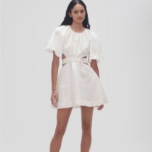 White Mini Dress, Aje